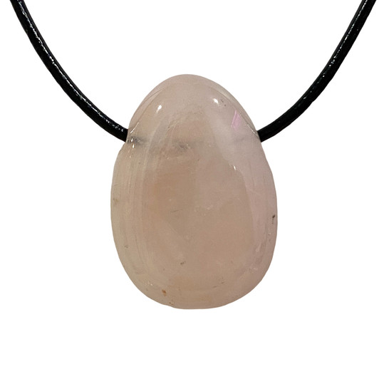 Rose Quartz Tumbled Stone Pendant