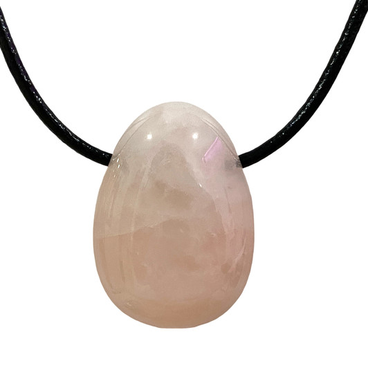 Rose Quartz Tumbled Stone Pendant