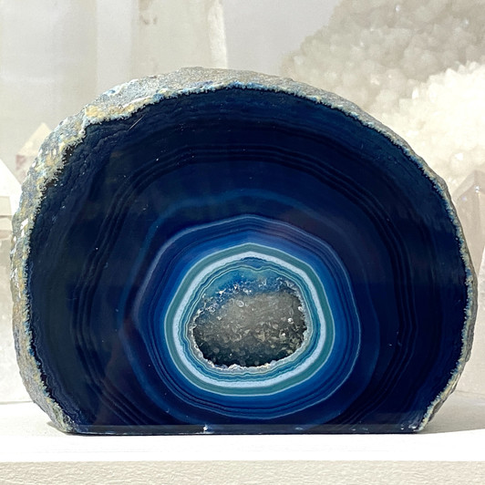 Blue Agate Geode Blue Agate Geode