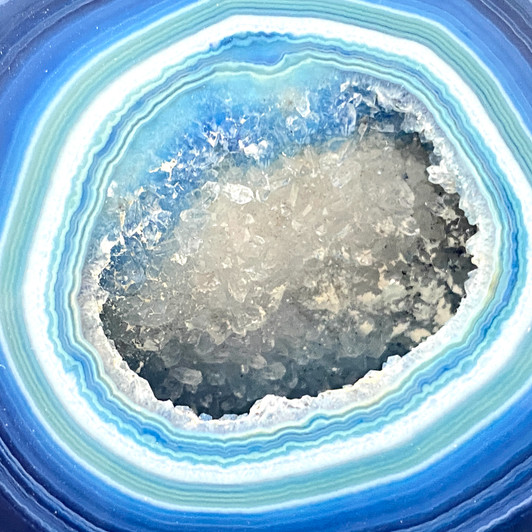 Blue Agate Geode Blue Agate Geode