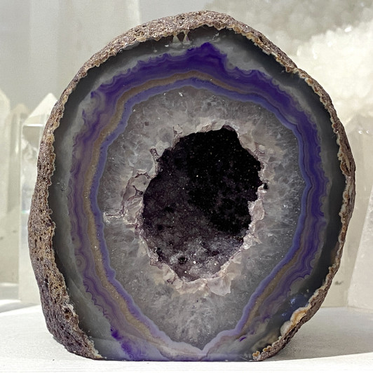 Purple Agate Geode