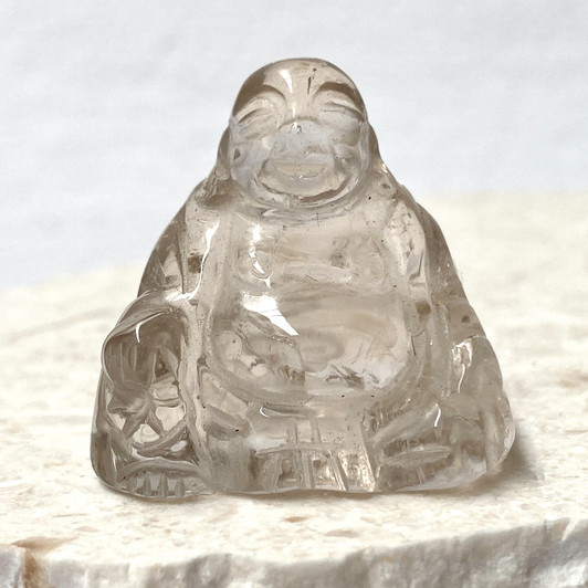 Smoky Quartz Mini Buddha