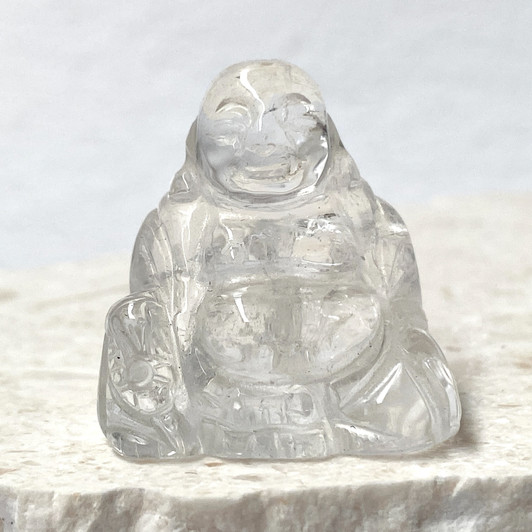 Crystal Quartz Mini Buddha #3282