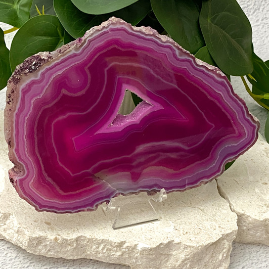 Pink Agate Slice