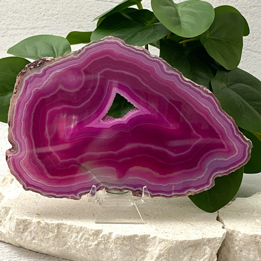 Pink Agate Slice