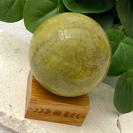 Green Opal Sphere 8.7cm