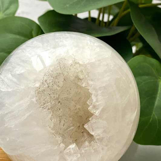 Quartz Points Agate Geode Sphere 7.6cm