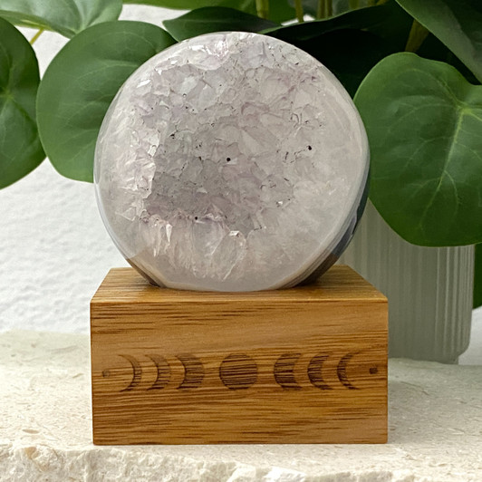 Quartz Points Agate Geode Sphere 6.6cm