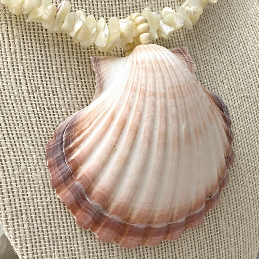 MERMAID MAGIC – Mother of Pearl Choker with Shell Pendant