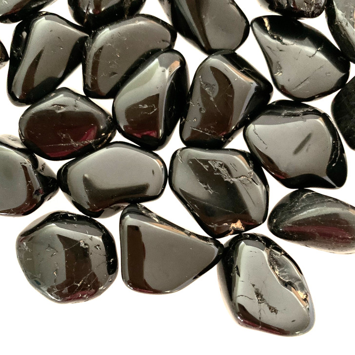 Black Tourmaline Tumbled Stones