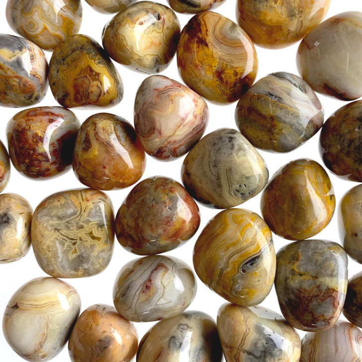 Crazy Lace Agate Tumbled Stones