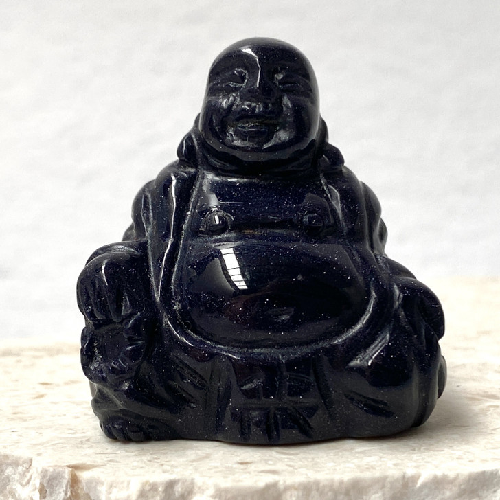 Blue Goldstone Small Buddha