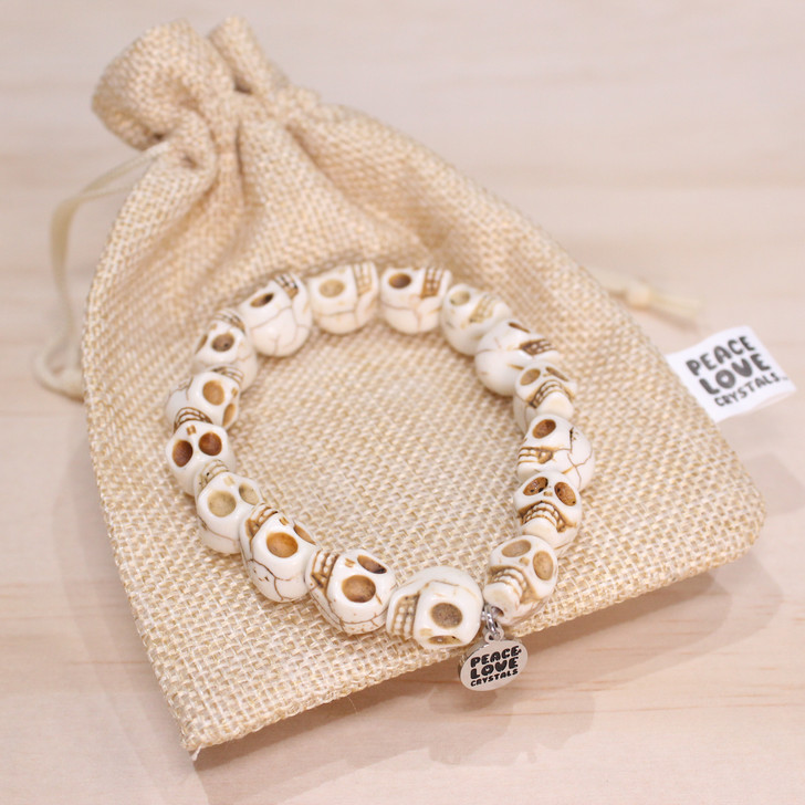 White Skull Bracelet