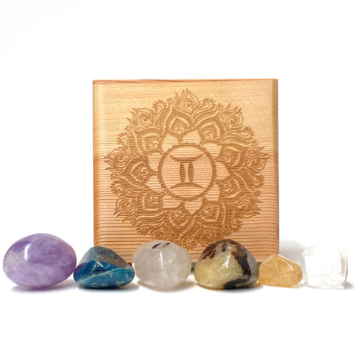 Gemini Zodiac Crystal Collection Box