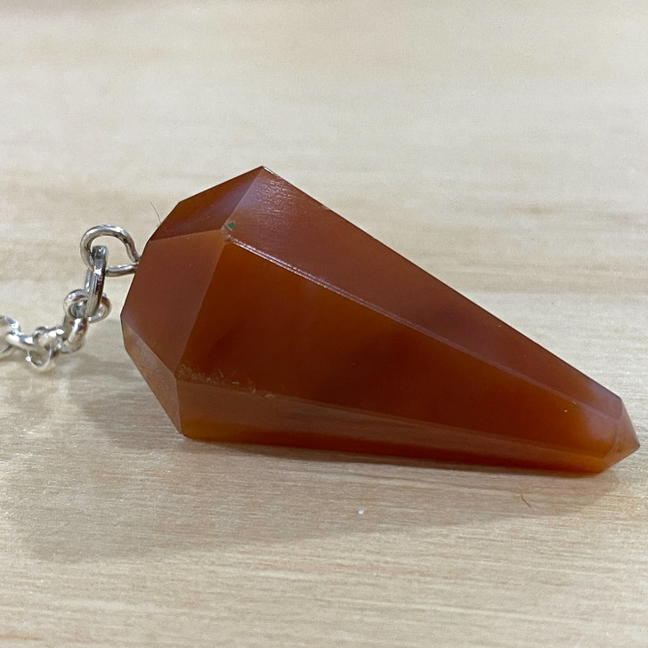 Carnelian Point with Sun and Moon Pendulum