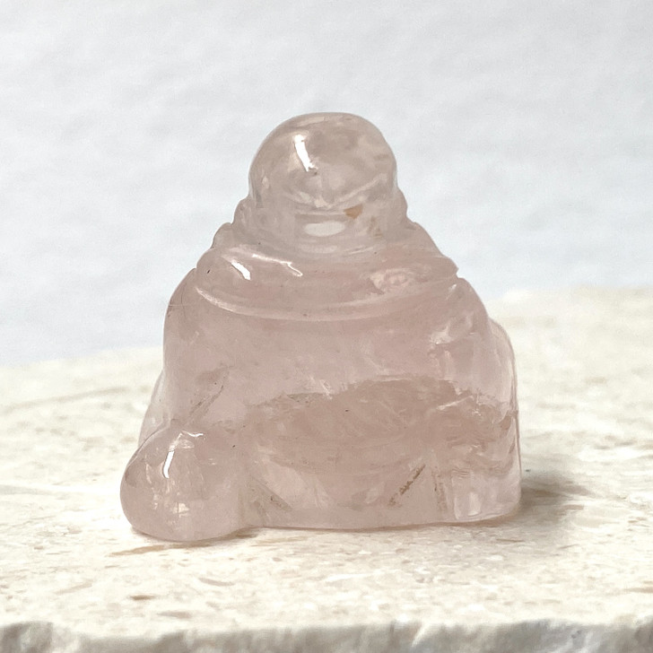 Rose Quartz Mini Buddha