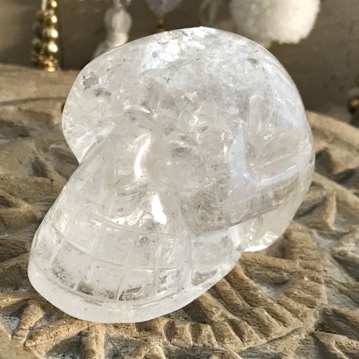 Clear Quartz Crystal Skull