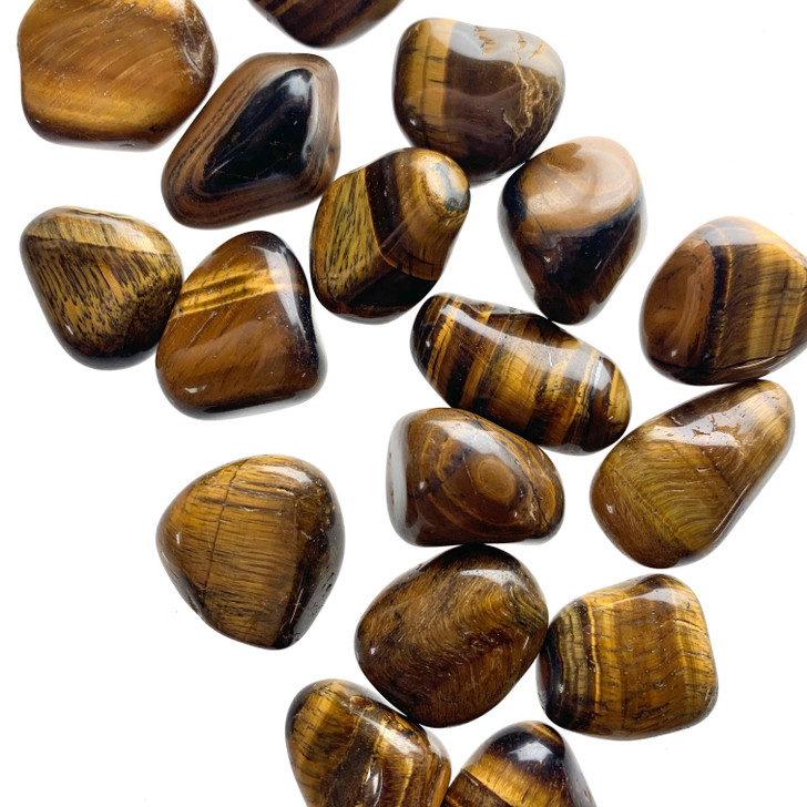 Gold Tiger Eye Tumbled Stones