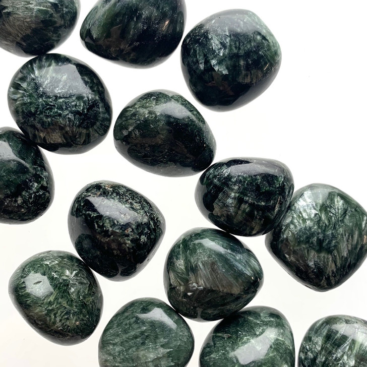 Seraphinite Tumbled Stones