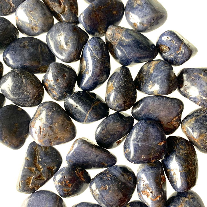 Blue Sapphire Tumbled Stones