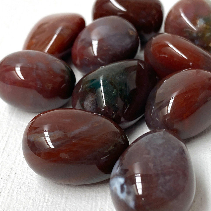 Red Fancy Jasper Tumbled Stones