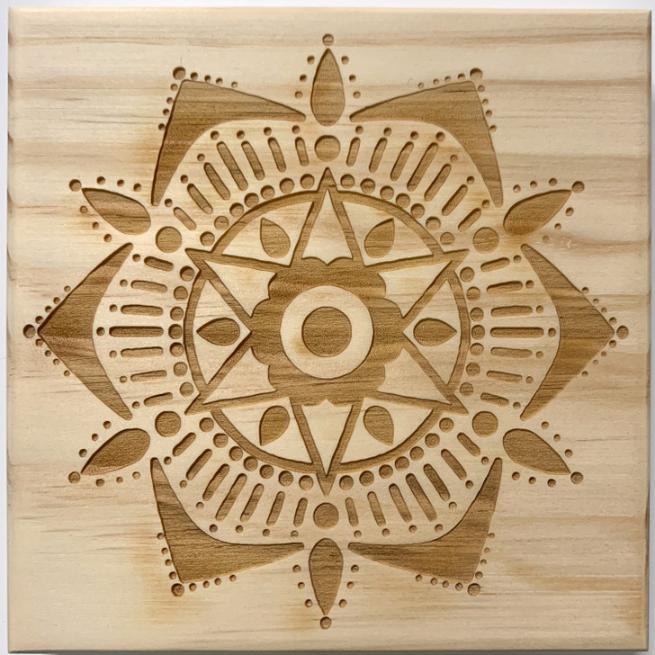 New Beginnings Mandala Crystal Grid