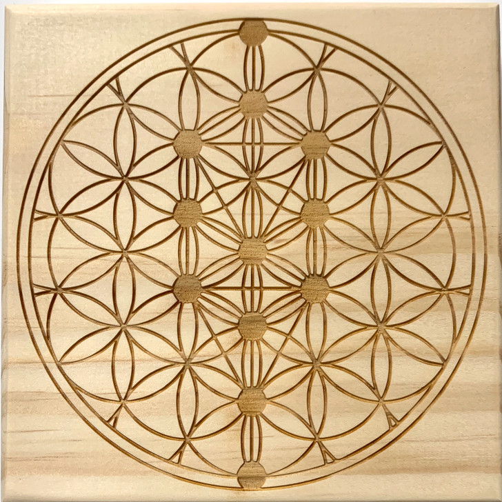 Tree of Life Sacred Geometry Crystal Grid