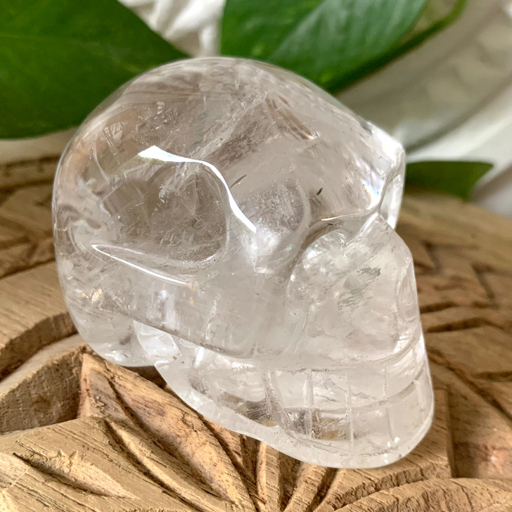 Clear Quartz Crystal Skull
