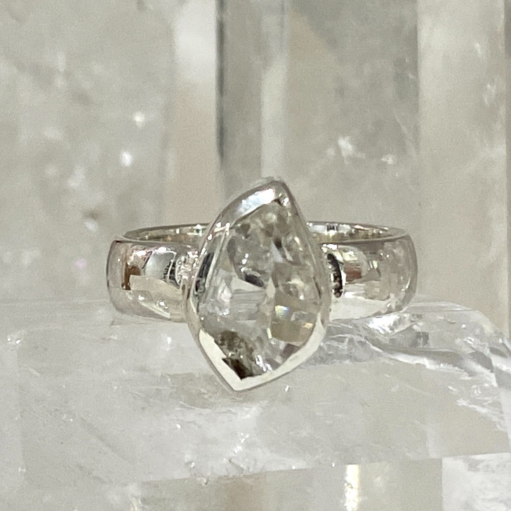 Herkimer Diamond Sterling Silver Ring