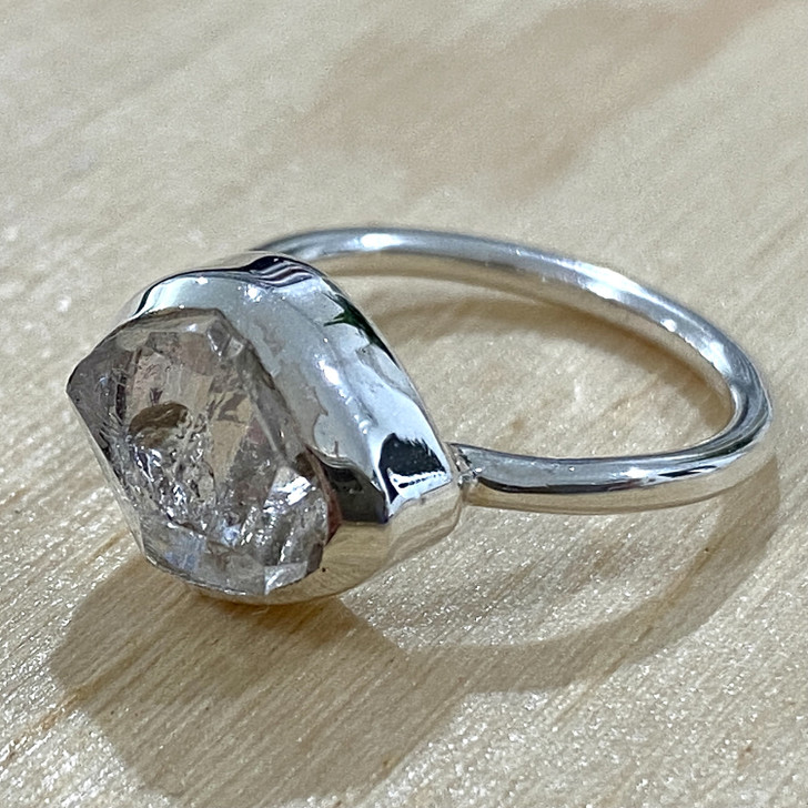 Herkimer Diamond Sterling Silver Ring | Size 5 | #2764