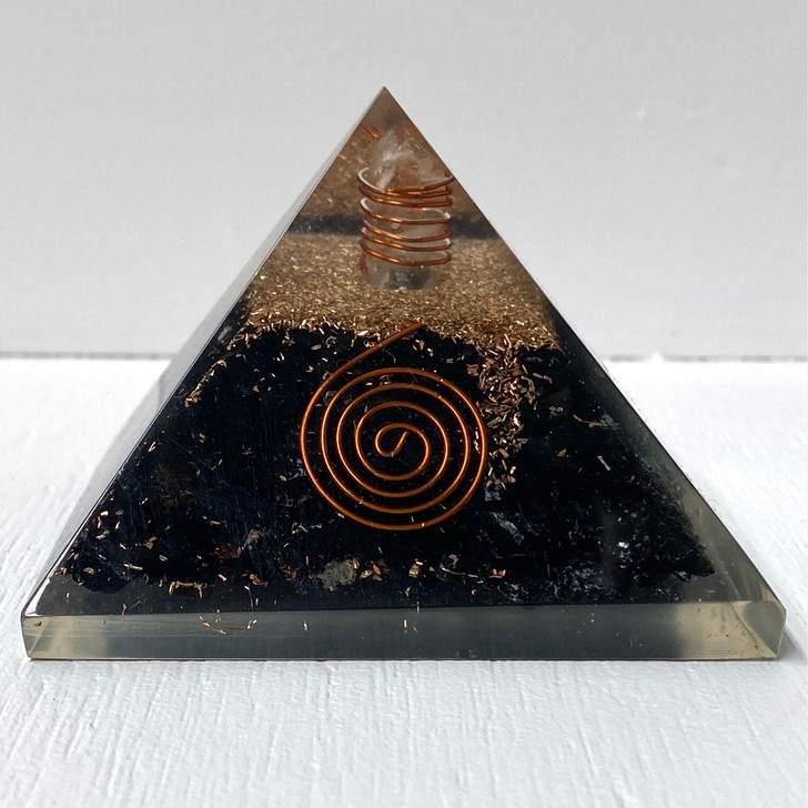 Black Tourmaline Orgonite Pyramid