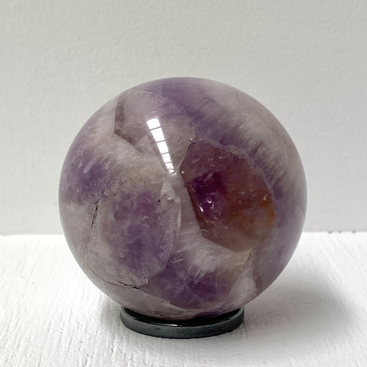 Chevron Amethyst Sphere