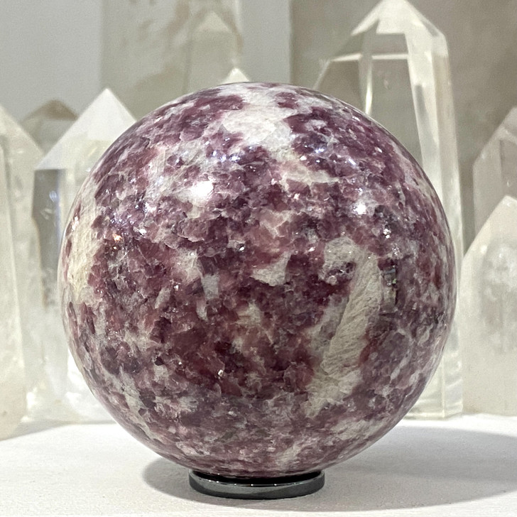 Lepidolite Sphere