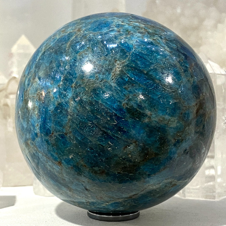 Blue Apatite Sphere