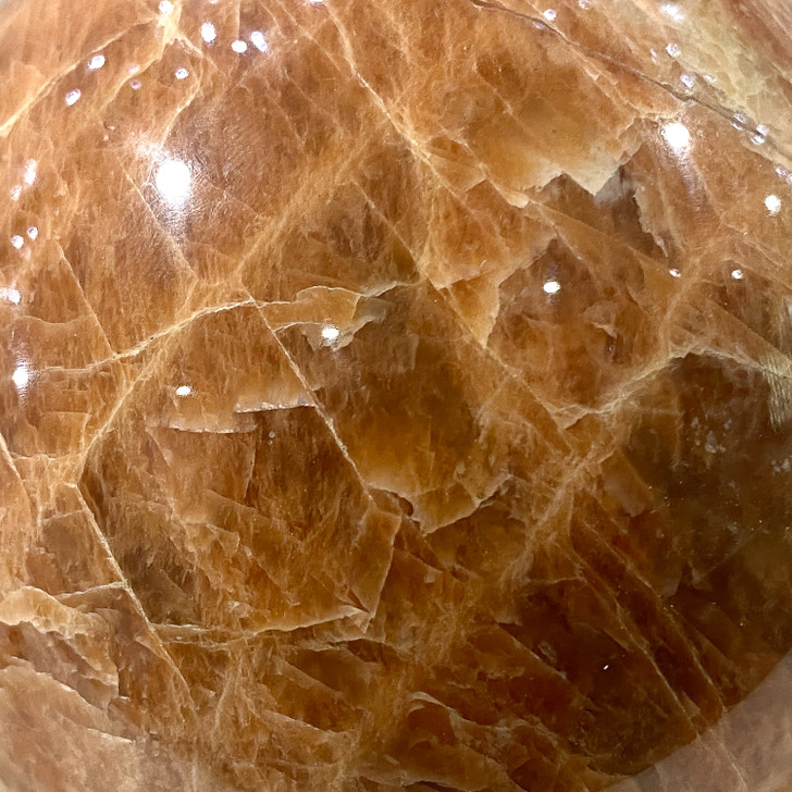 Peach Moonstone Sphere 8.2cm  #2391