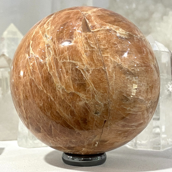 Peach Moonstone Sphere