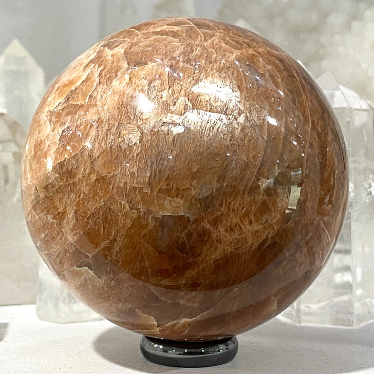 Peach Moonstone Sphere