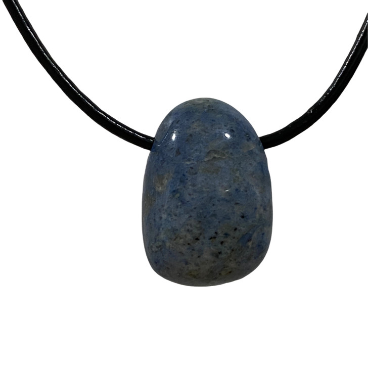 Dumortierite Tumbled Stone Pendant