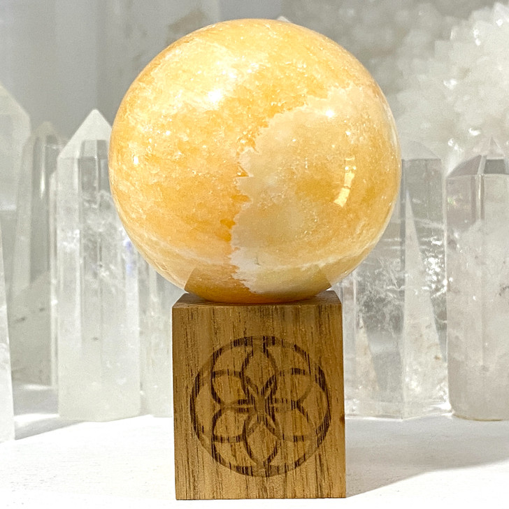 Orange Calcite Sphere