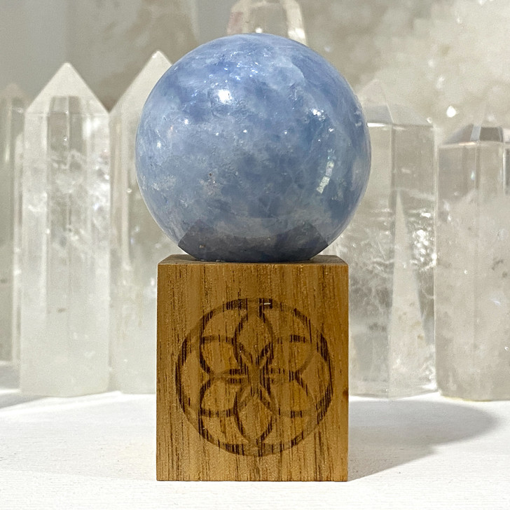 Blue Calcite Sphere