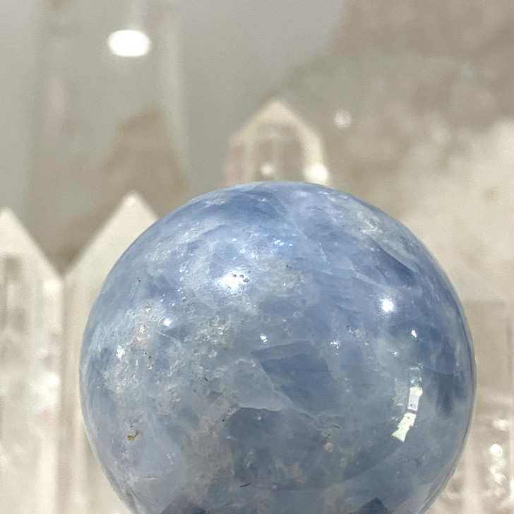 Blue Calcite Sphere