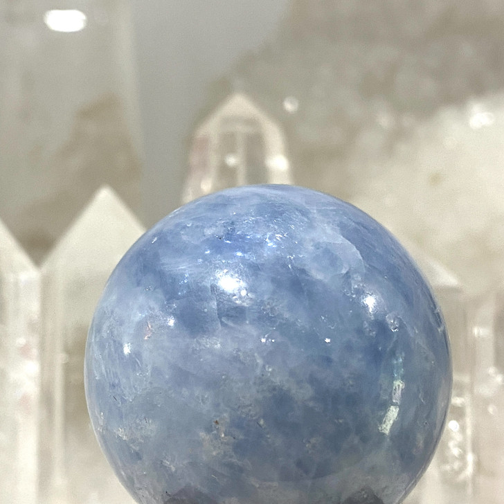 Blue Calcite Sphere