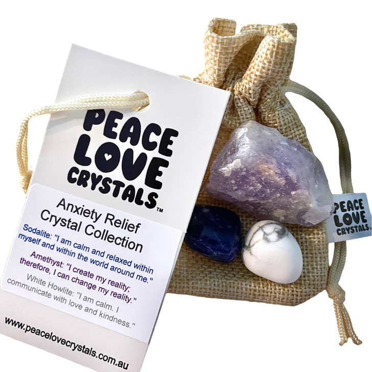 Anxiety Relief Crystal Collection Pouch