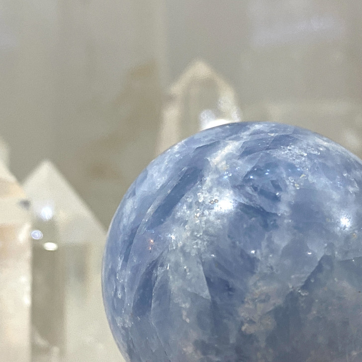 Blue Calcite Sphere