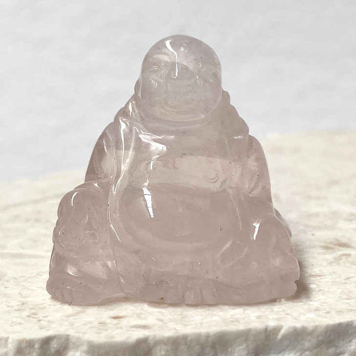Rose Quartz Mini Buddha