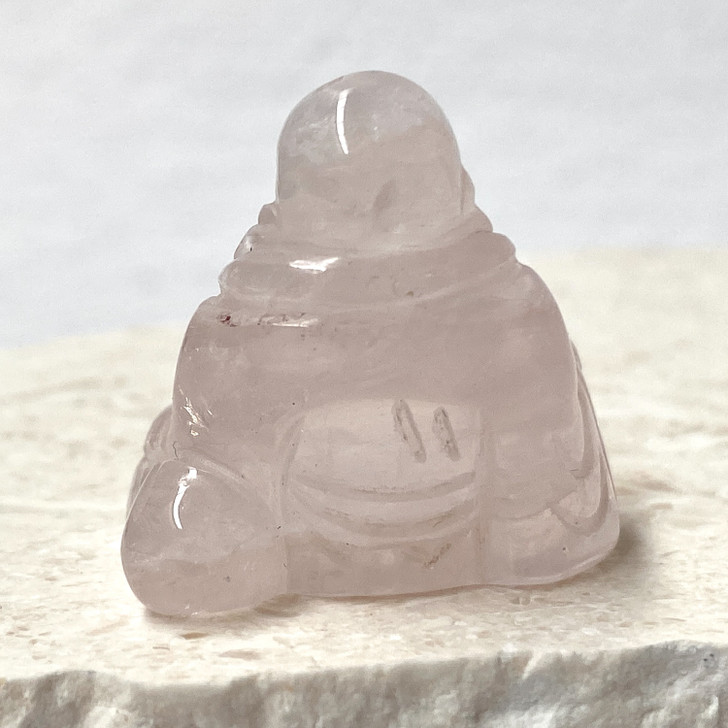 Rose Quartz Mini Buddha