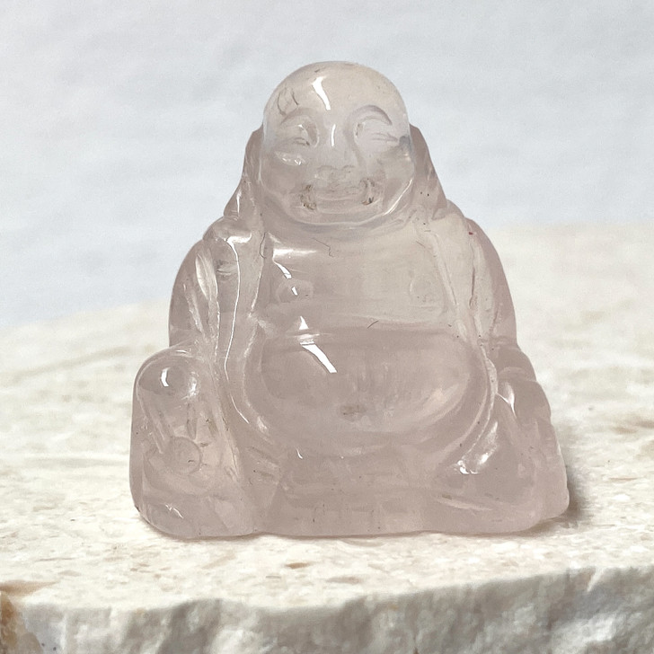 Rose Quartz Mini Buddha