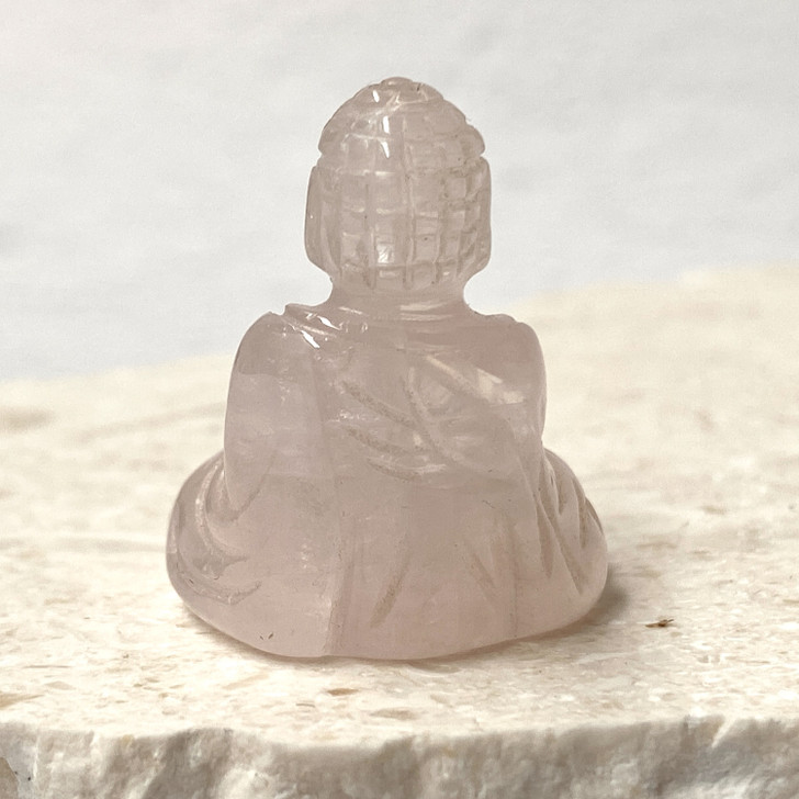 Rose Quartz Lu Li Buddha