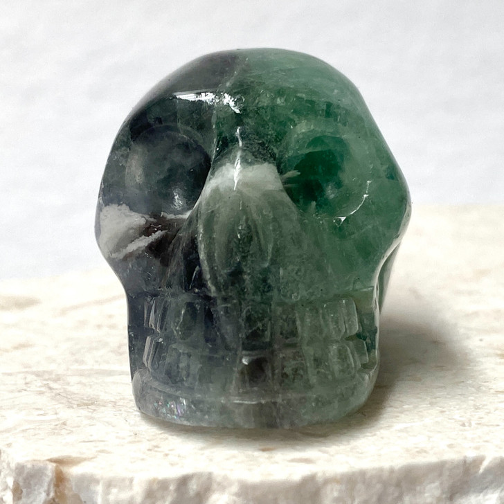 Rainbow Fluorite Small Skull