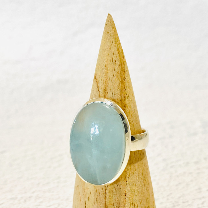 Aquamarine Sterling Silver Ring